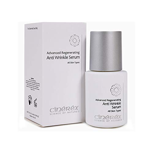 Cinere Advanced Regenerating Anti-Wrinkle Serum 30ml | Anti-Aging Serum | Visibly Reduce Wrinkles |Brightening |Skincare For Mature Skin | Restore Hydration | Firming & Plumping