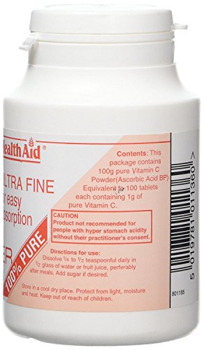 HealthAid Vitamin C 100% Powder 100g