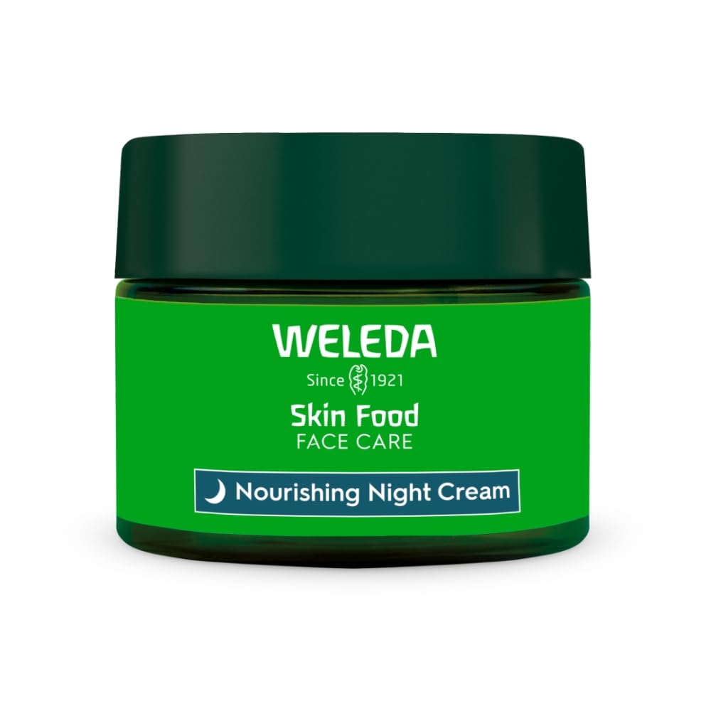 WELEDA Weleda Skin Food Face Night Cream, Night Moisturiser for Dry Skin, Moisturising Cream For Men & Women, 100% Certified Natural, Organic, Dermatologically Tested, 40ml