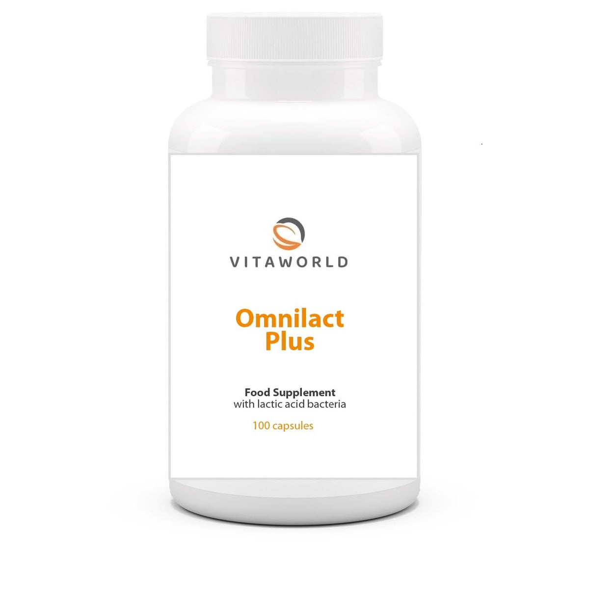 Vita World Omnilact Plus 100 Capsules Lactobacillus Bifidobacterium Probiotic Made in Germany