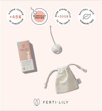 FERTILILY Bundle Conception Cup & 50ml Conception Gel Fertility Kit for Pregnancy - Trying to Conceive - Natural & Hormone Free. Clinically Proven to Increase Chances of Conception by +48%!
