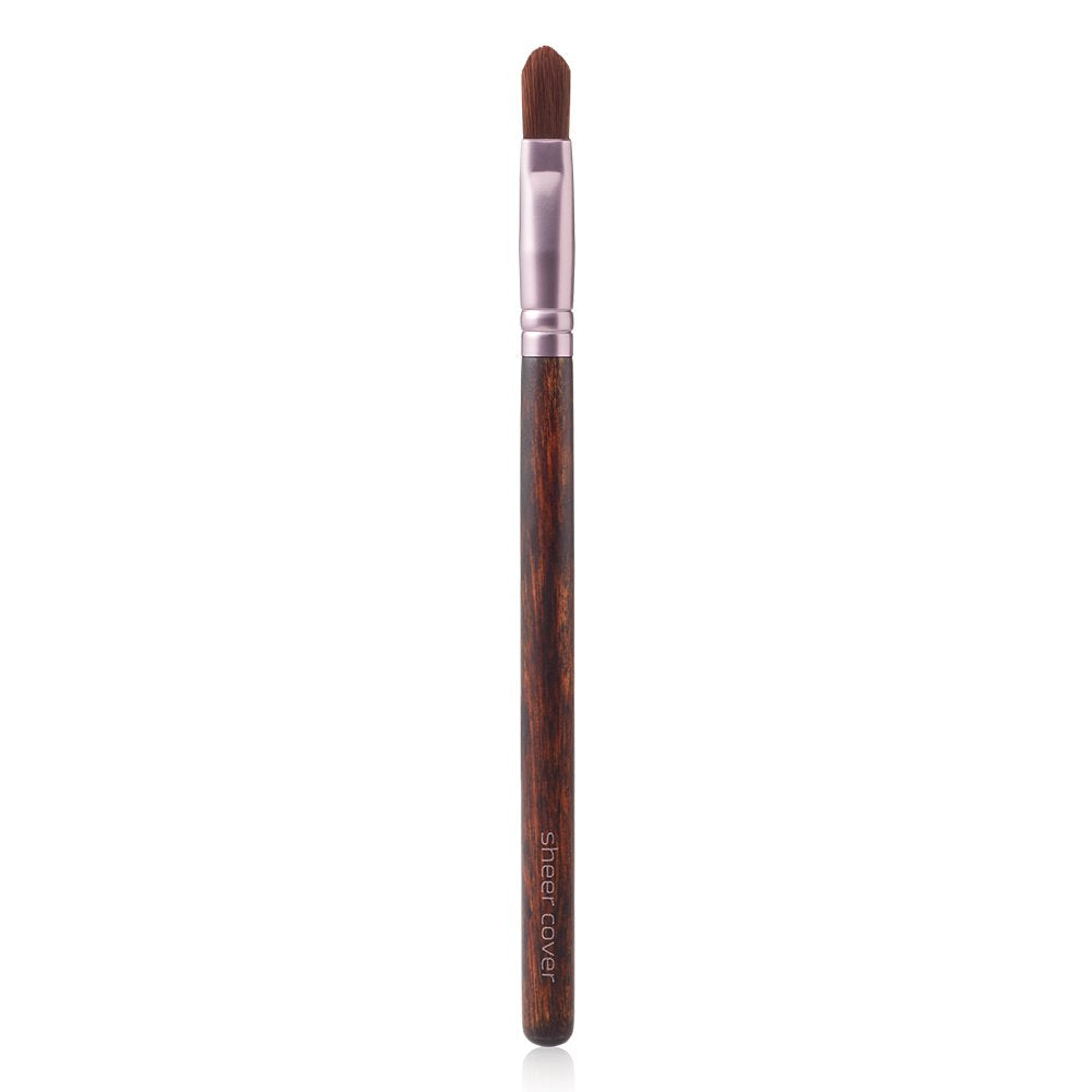 Sheer Cover Studio - Conceal and Brighten Highlight Trio - Two-Toned Concealers - Shimmering Highlighter - Medium/Tan Shade - With FREE Concealer Brush - 3 Grams