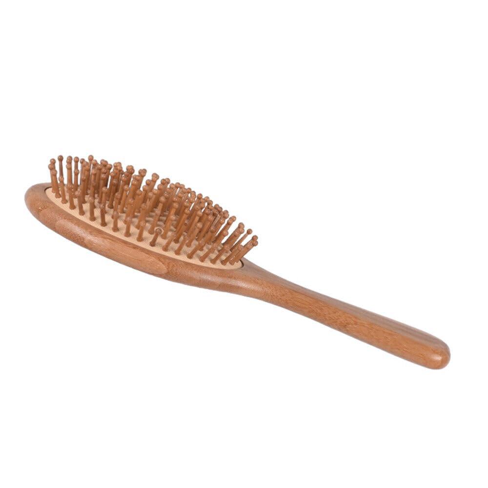 kandid Kandid Luxury Wooden Hairbrush with natural striping - 70 bristles - Size: 24cm x 9cm x 3.5cm