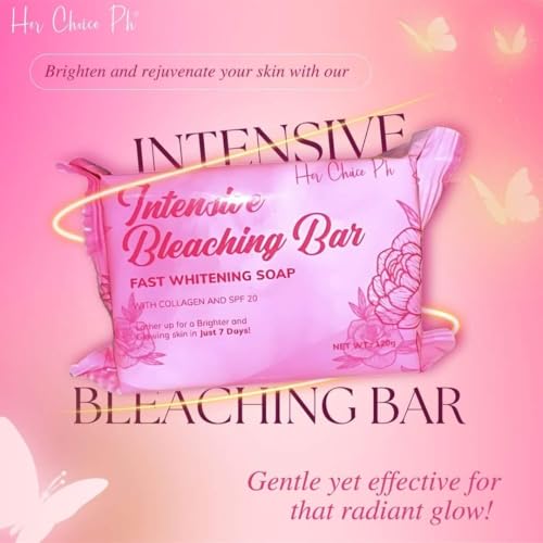 Herchoice Intensive Bleaching Bar, with Collagen and SPF 20, 120g