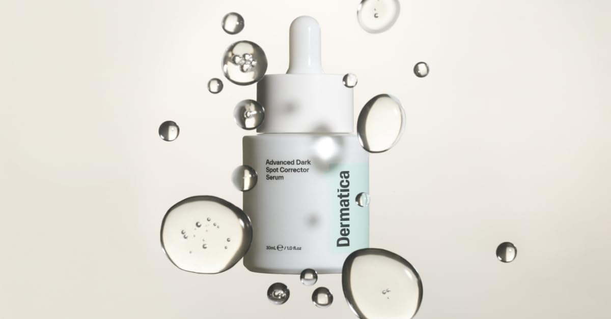 Dermatica Advanced Dark Spot Corrector Serum – Targets Dark Spots, Uneven Skin Tone, Discolouration & Post-Blemish Marks, Promotes Even Skin Tone & Radiance, 30ml
