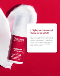 BIOTRADE ACNE OUT Acnaut Active Cream For Oily and Blemish Prone Skin, Clears Breakouts, Prevents from Comedones, Regulates Oiliness