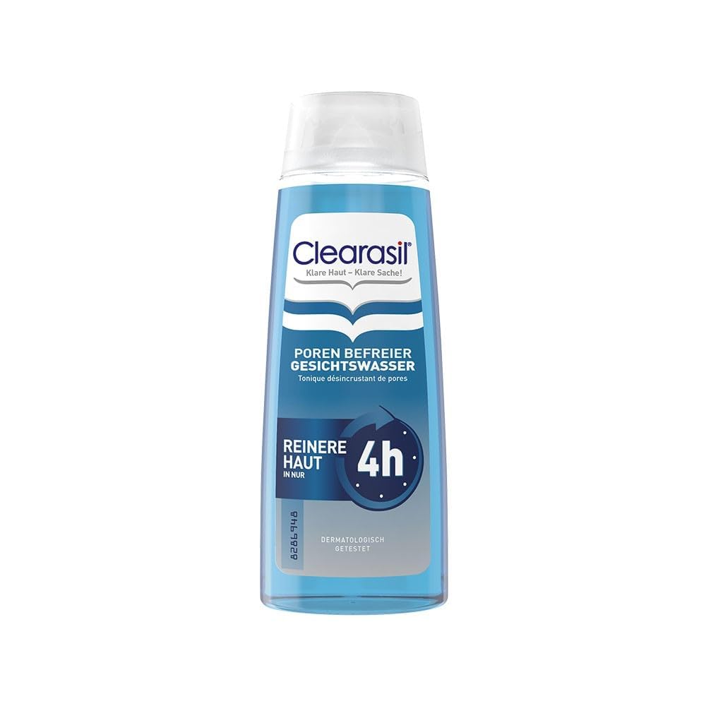 Clearasil Ultra Rapid Action Deep Pore Salicylic Acid Treatment Toner, Unclog Pores For A Visibly Clearer Skin, Removes Dirt & Spots, 200ml