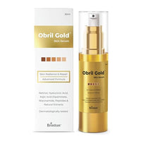 Brinton Obril Gold Skin Serum for Hyperpigmentation with Hyaluronic Acid for Dark Spot Removal, Tan & Acne Marks | Reduces Wrinkles & Fine Lines |Boosts Glow | For Men & Women - 30ml