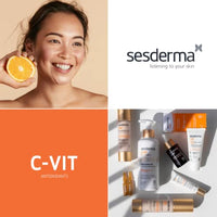 SESDERMA Sesderma | C-Vit Eye Contour Cream | Vitamin C | Eye Contour Cream | Eye Brightening | Reduces Puffiness and Dark Circles | Depuffing Eye Cream | 15 ml
