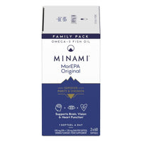 MINAMI Omega 3 Fish Oil Supplement - Minami - MorEPA Original with high Concentration of EPA, DHA - Supports Normal Brain, Vision and Heart Function - 120 Softgels