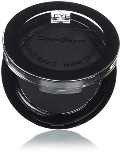 Black Cake eye liner. A wet and dry use pressed powder cake eye liner.