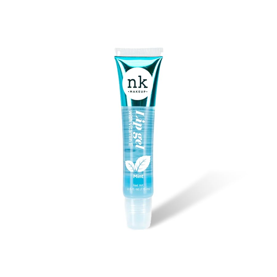 Nicka K NK lip gloss gel 15ml Vitamin E, Shiny, Nourishes, Lip gel (Mint, Pack Of 5)