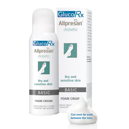 GlucoRx Allpresan Diabetic Foot Foam Cream Basic 125ml