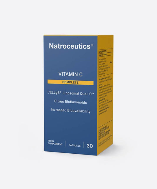 Natroceutics Vitamin C Complete 30 Vegan Capsules| CELLg8 Liposomal Quali C| Citrus Bioflavonoids| Increased Bioavailability