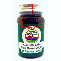NATURE'S GOLD Nature's Gold Organic Klamath Lake Blue Green Algae Supplement 500mg 30 Tablets