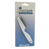 Medisure MEDISURE DURABLE EFFECTIVE SMALL HANDLE FLEA LICE FINE METAL TOOTH KIDS HAIR NIT COMB