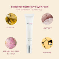 skinSense by Abi Cleeve SkinSense's Anti-Ageing Restorative Eye Cream 15ml, Brightening Eye Repair, Anti-Ageing Eye Cream, Moisturising Eye Concentrate