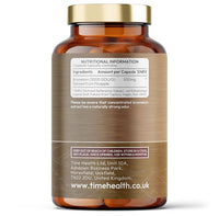 Time Health Bromelain Capsules - High Strength 3000 GDU - Highly Dosed 500mg per Capsule - Naturally Derived from Pineapple - UK Made - Zero Additives - Vegan - Pullulan - 120 Capsules