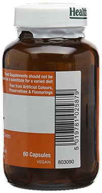HealthAid Psyllium Husk, Fibre, 1000mg 60 Vegan Capsules