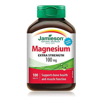 Jamieson Magnesium 100 mg, 100 Tablets