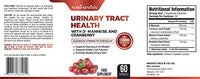 Nutri-Sentials Urinary Health Support D-Mannose Capsules with Cranberry Extra Strength Support 1350mg Function and Bladder Support|Urinary Tract Supplements