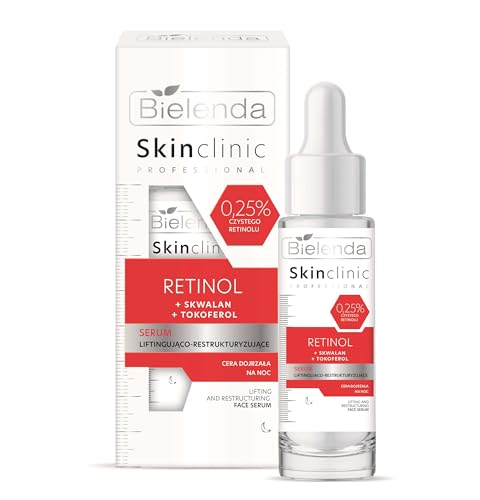 Bielenda Skin Clinic Professional 0.25% Retinol Lifting And Restructuring Night Serum for Mature Skin 30ml