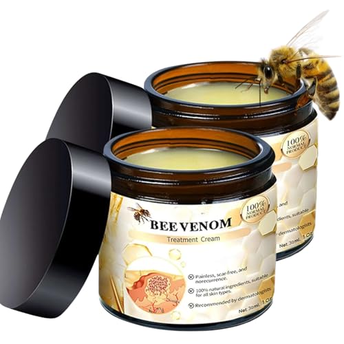 Trendyfave 2 Pcs Bee Venom Skin Treatment Cream, Repair and Moisturizing Gel, Hydrating Formula for All Skin Types