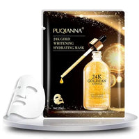 IMKRC 24K Gold Mask, Face Sheet Mask, Skin Care Masks, Hydrating, Whitening, Anti-Aging, Puffiness, Moisturizing, Deep Tissue Rejuvenating, Soothing Firming Face Masks