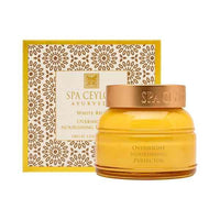 SPA CEYLON White Rice Overnight Nourishing Perfector, Nourishing Overnight Face Cream with Rice Bran Oil, Firming, Natural, Cruelty free skincare for normal to dry skin, 100g