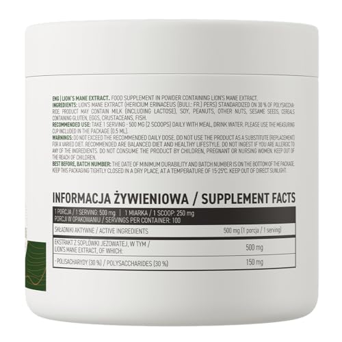 Lion's Mane Extract - Vegan - 50g - OstroVit