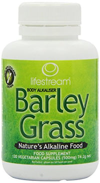 Lifestream Organic Barley Grass Powder (120 Capsules)