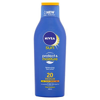 NIVEA Nivea Sun Protect and Moisture Moisturising 20 Medium Sun Lotion, 200 ml