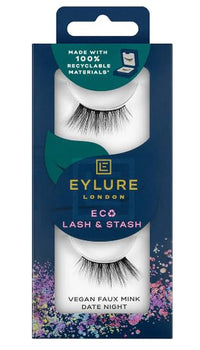 Eylure Eco Lash & Stash False Eyelashes Vegan Faux Mink- Date Night