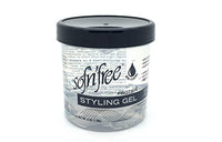 SOF N' FREE Sofn'free Protein Styling Gel, Non flaky formula for firm styling control when setting, wrapping or moulding, perfect waves sets and controlling curly hair, 170 g, Clear, Pack 1