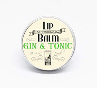 Half Ounce Cosmetics Gin & Tonic Lip Balm 15ml Tin - Organic, Moisturizing, Palm Oil Free