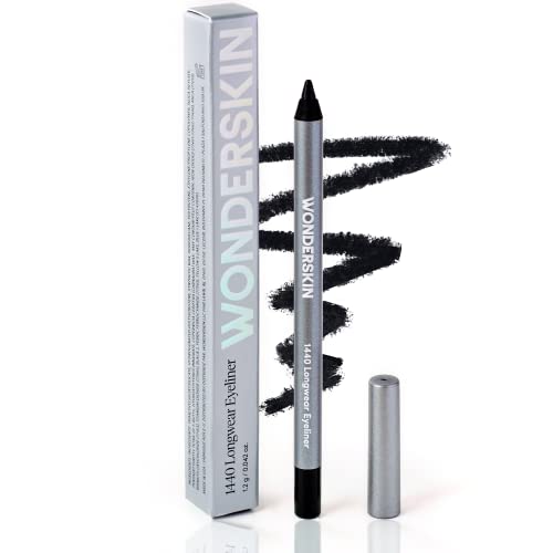 Wonderskin 1440 Longwear Eyeliner Black Eyeliner Pencil for Women Eye Makeup Waterproof eyeliner Black Eye Pencils (Liquorice)
