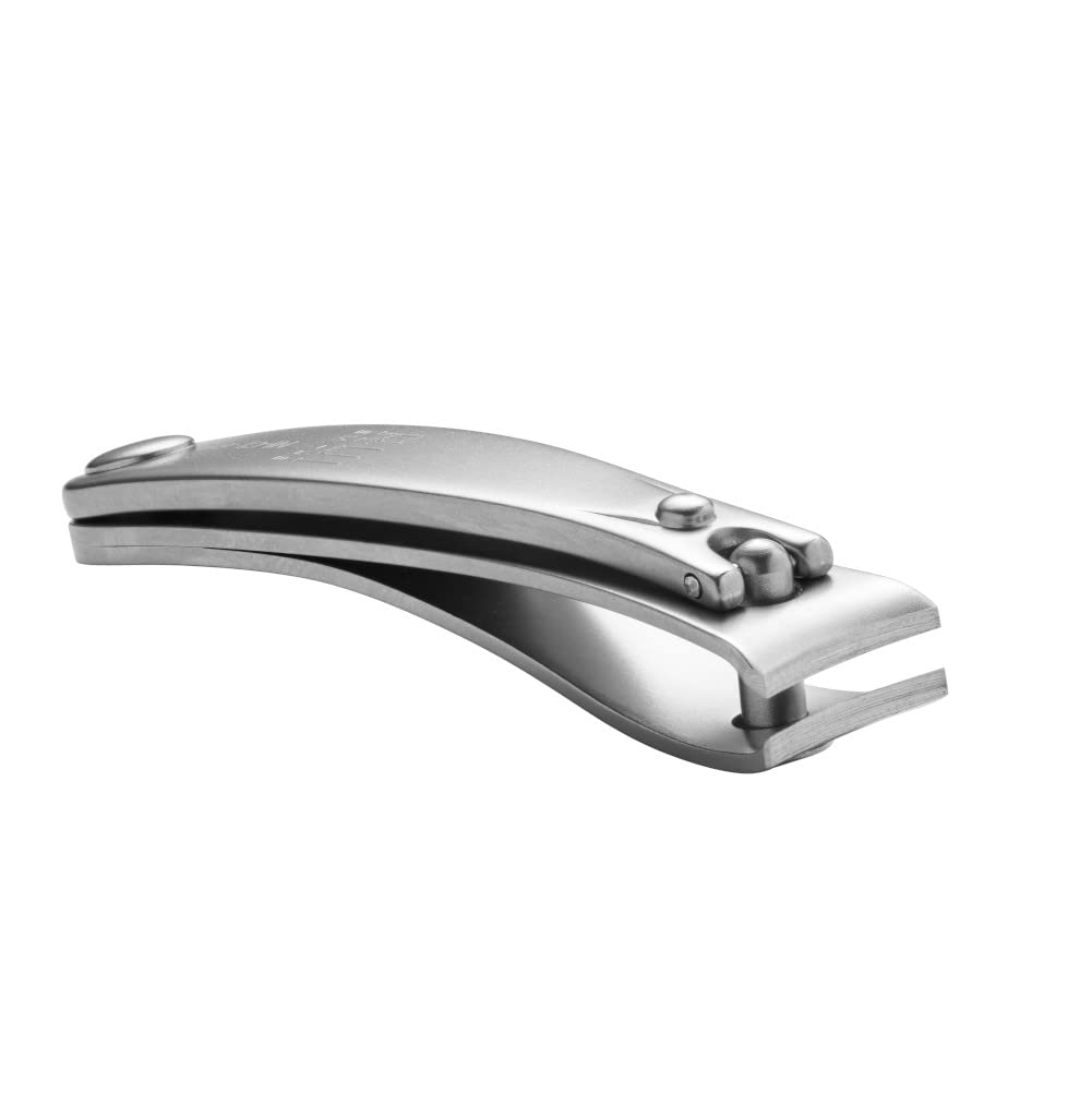 Rui Smiths Pro Precision Nail Clippers | TopInox Stainless Steel Manicure Pedicure Trimmer, Curved Cutting Edges, Travel Size, 6cm Length | Made in Solingen, Germany