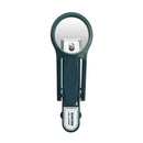 Spacmirrors Extra Large Nail Clipper with Magnifying Glass in Silver, Stainless Steel Blades, Ideal for Elderly