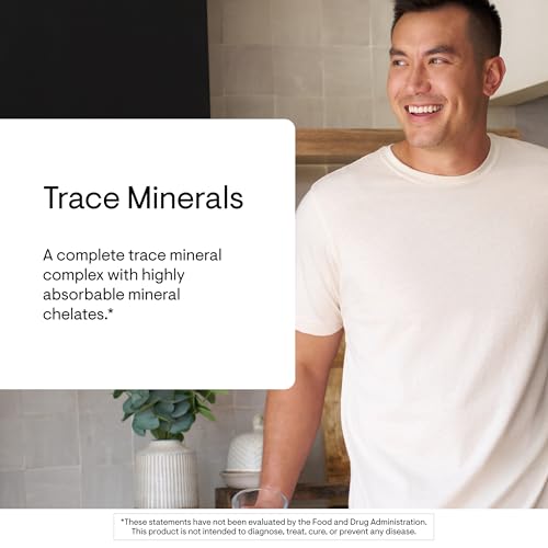 THORNE - Trace Minerals - Dietary Supplement with Zinc, Boron & Selenium - Chelated Forms - Comprehensive Formula - 90 Capsules