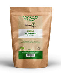 Natures Root Nature’s Root Organic Moringa Powder 250g - 100% Natural Green Superfood | Vegan Whole Food | Non-GMO | High in Antioxidants | Dietary Fibre | Kraft Paper Pouch