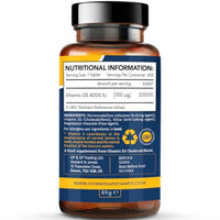 Vitamin D3 4000iu 400 High Strength Tablets Vegetarian Vitamin D 4000 IU