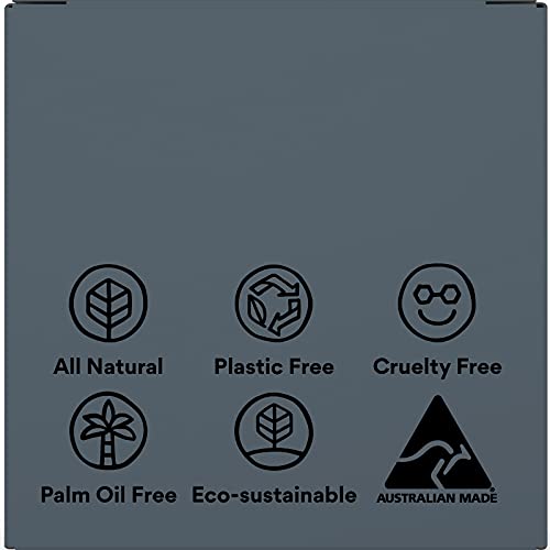 Beauty and the Bees Voodoo Activated Charcoal & Honey Shampoo Bar - MINTY FRESH - with Organic Leatherwood Honey 100% Natural