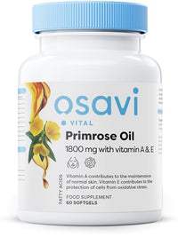 Osavi Primrose Oil with Vitamin A & E, 1800mg - 60 softgels