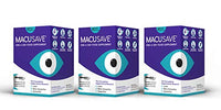 Macu-SAVE Food Supplement for Macular Health with Meso-Zeaxanthin/Lutein and Zeaxanthin - Pack of 90 X 3
