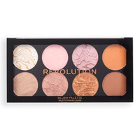 Revolution Beauty London, Ultra Blush Palette, Golden Sugar, 8 Farbtöne