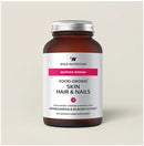 WILD NUTRITION Food-Grown® Skin Hair & Nails | Vitamin C to Promote Collagen Formation | No Added Fillers or Binders | Contains Zinc, Vitamin E, Biotin | 60 Capsules