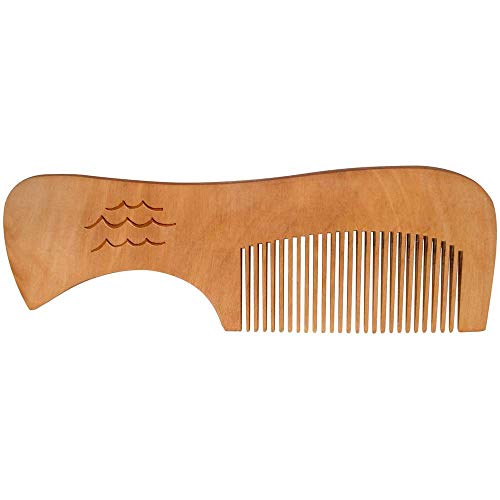 Azeeda 'Ocean Waves' Wooden Comb (HA00023608)