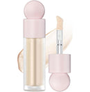 Mornery Liquid Highlighter - Contour Face Stick/Shimmer Cream Makeup, Glitter Luminizer With Cushion Applicator, Natural Looking Bronzer (01 Moonlight)