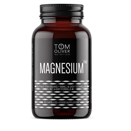 Tom Oliver Nutrition - Magnesium Taurate - 600mg per Capsule (60 Capsules) 1 a Day Formula (1)