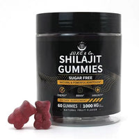 Luke & Co. Shilajit Gummies – Sugar-Free, 1000mg, Natural Fruit Flavor